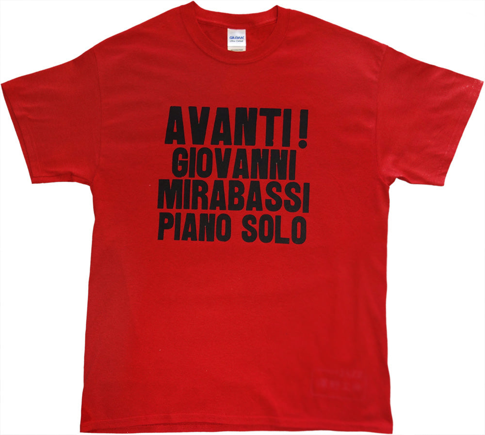 "AVANTI!" RED T-SHIRTS