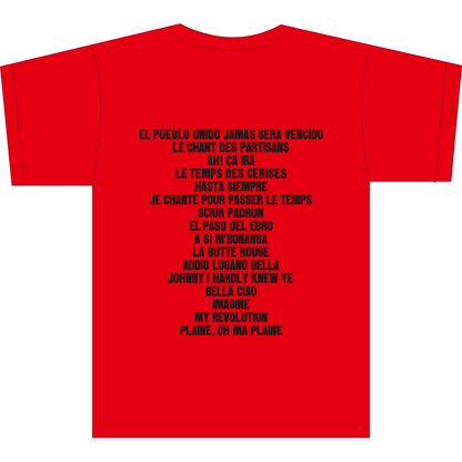 "AVANTI!" RED T-SHIRTS